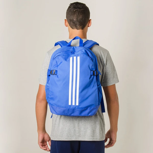 MOCHILA ADIDAS BP POWER IV M - Azul/branco