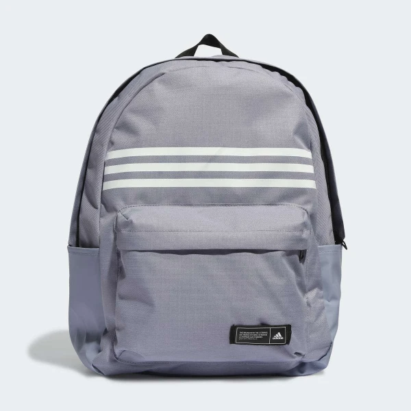 MOCHILA ADIDAS CLASSIC 3S HRZT UNISSEX - Azul/branco