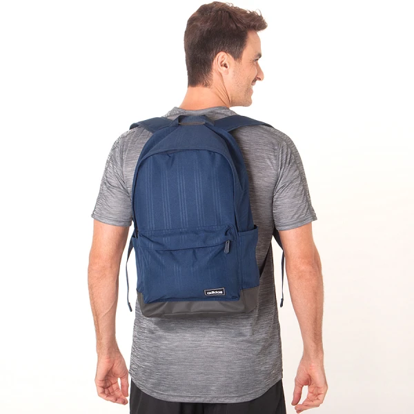 MOCHILA ADIDAS CLASSIC 3S - Marinho/chumbo