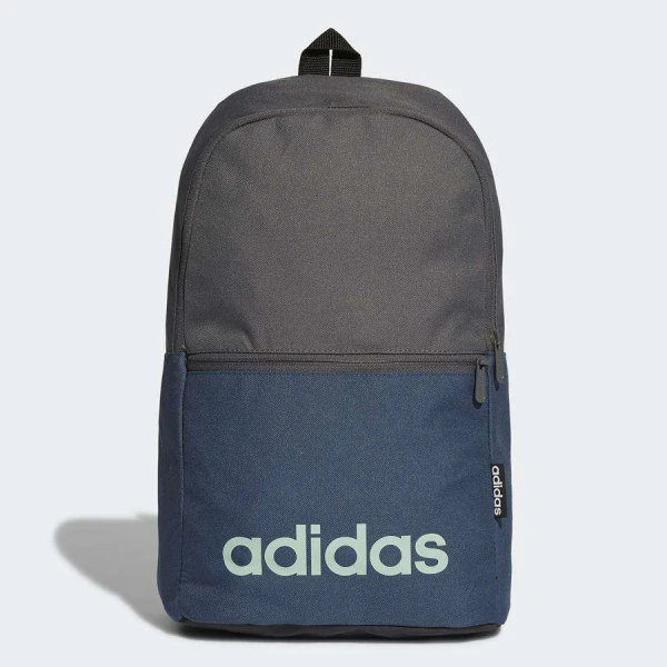 MOCHILA ADIDAS CLASSICA LINEAR MÉDIA - Grafite/marinho