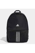 MOCHILA CLASSIC 3-STRIPES ADIDAS UNISSEX - Preto/branco