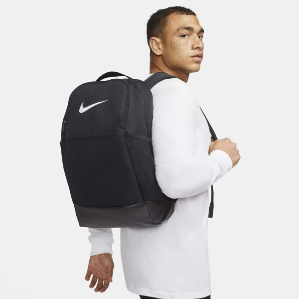 MOCHILA NIKE BRASILIA M BKPK - 9.5 (24L) UNISSEX - Preto