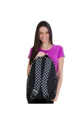 MOCHILA RAINHA FASHION - Preto/branco MOCHILA RAINHA FASHION - Preto/branco