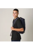 MOCHILA UNDER ARMOUR HUSTLE - Marinho/prata