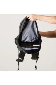 MOCHILA UNDER ARMOUR HUSTLE - Preto/prata MOCHILA UNDER ARMOUR HUSTLE - Preto/prata