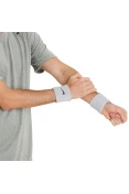 MUNHEQUEIRA NIKE PEQUENA SWOOSH WEISTBAND - Cinza/preto
