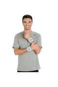 MUNHEQUEIRA NIKE PEQUENA SWOOSH WEISTBAND - Cinza/preto