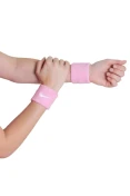 MUNHEQUEIRA NIKE PEQUENA SWOOSH WEISTBAND - Rosa/branco MUNHEQUEIRA NIKE PEQUENA SWOOSH WEISTBAND - Rosa/branco