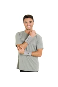 MUNHEQUEIRA NIKE SWOOSH DOUBLE WRISTBAND - Cinza/preto MUNHEQUEIRA NIKE SWOOSH DOUBLE WRISTBAND - Cinza/preto