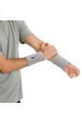 MUNHEQUEIRA NIKE SWOOSH DOUBLE WRISTBAND - Cinza/preto MUNHEQUEIRA NIKE SWOOSH DOUBLE WRISTBAND - Cinza/preto