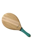 RAQUETE FRESCOBOL SÓLIDA DE PINUS FORZANES - Bege/verde oliva
