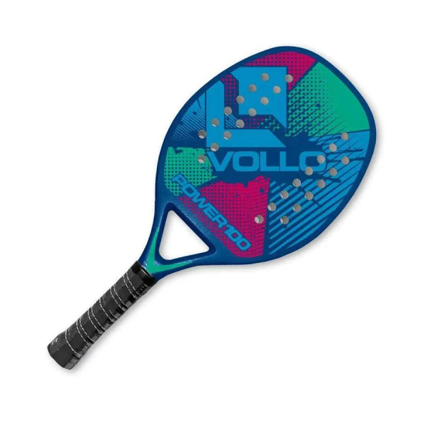 RAQUETE VOLLO BEACH TENNIS - Azul/verde