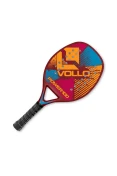 RAQUETE VOLLO BEACH TENNIS - Laranja/marrom