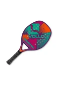 RAQUETE VOLLO BEACH TENNIS - Roxo/verde