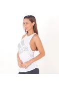 REGATA ADIDAS BADGE OF SPORT FEMININA - Branco REGATA ADIDAS BADGE OF SPORT FEMININA - Branco