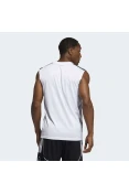 REGATA ADIDAS BASQUETE ALL WORLD MASCULINA - Branco REGATA ADIDAS BASQUETE ALL WORLD MASCULINA - Branco