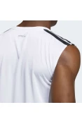REGATA ADIDAS BASQUETE ALL WORLD MASCULINA - Branco REGATA ADIDAS BASQUETE ALL WORLD MASCULINA - Branco