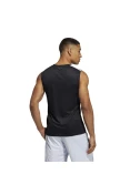 REGATA ADIDAS BASQUETE ALL WORLD MASCULINA - Preto REGATA ADIDAS BASQUETE ALL WORLD MASCULINA - Preto