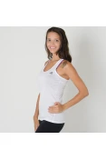 REGATA ADIDAS ESS MF EGB FEMININA - Branco REGATA ADIDAS ESS MF EGB FEMININA - Branco