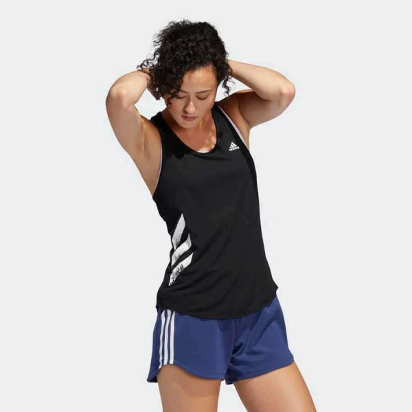 REGATA ADIDAS OWN THE 3-STRIPES PB FEMININA - Preto