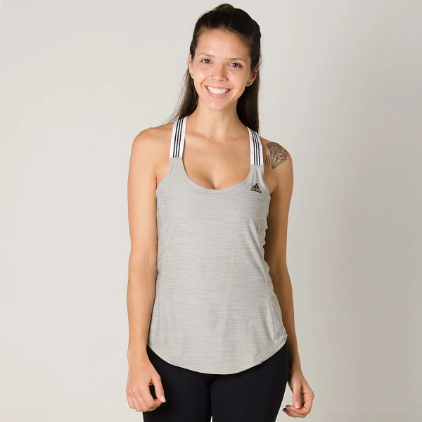 REGATA ADIDAS PER XBACK TANK FEMININA - Cinza