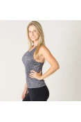 REGATA ADIDAS RUN TANK FEMININA - Chumbo REGATA ADIDAS RUN TANK FEMININA - Chumbo