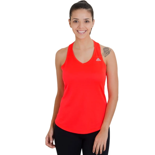 REGATA ADIDAS SEQUENCIALS FEMININA - Laranja/prata
