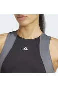 REGATA ADIDAS TECHFIT FEMININO - Preto/grafite REGATA ADIDAS TECHFIT FEMININO - Preto/grafite