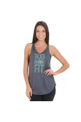 REGATA ADIDAS TOO FIT FEMININA - Chumbo