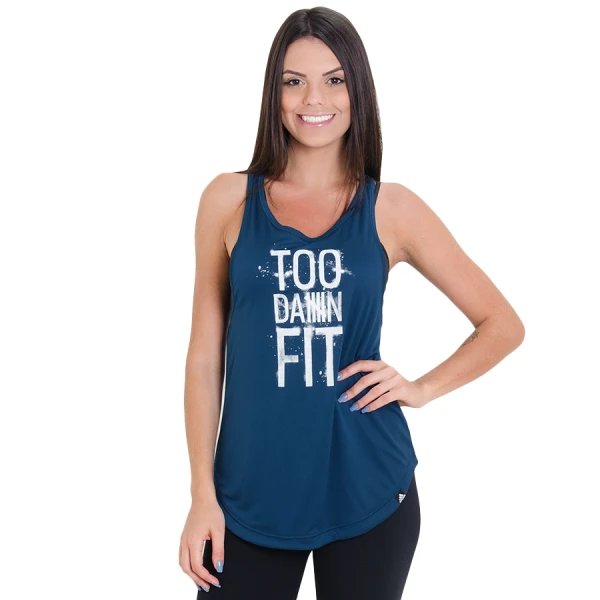 REGATA ADIDAS TOO FIT FEMININA - Marinho