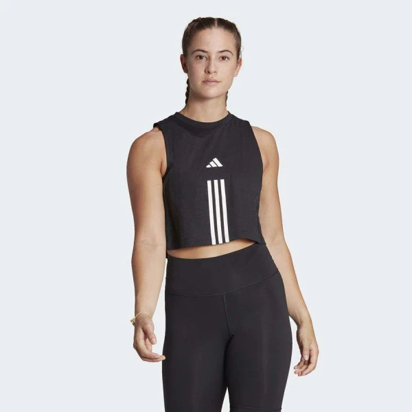 REGATA ADIDAS TR-ES COT TK FEMININA - Preto/branco