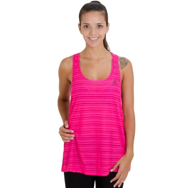 REGATA ADIDAS WORKOUT LW FEMININA - Rosa