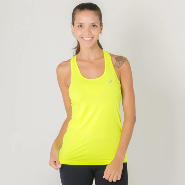 REGATA ASICS BASIC PA TANK FEMININA - Amarelo