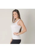 REGATA ASICS CORE PES TANK FEMININA - Branco REGATA ASICS CORE PES TANK FEMININA - Branco