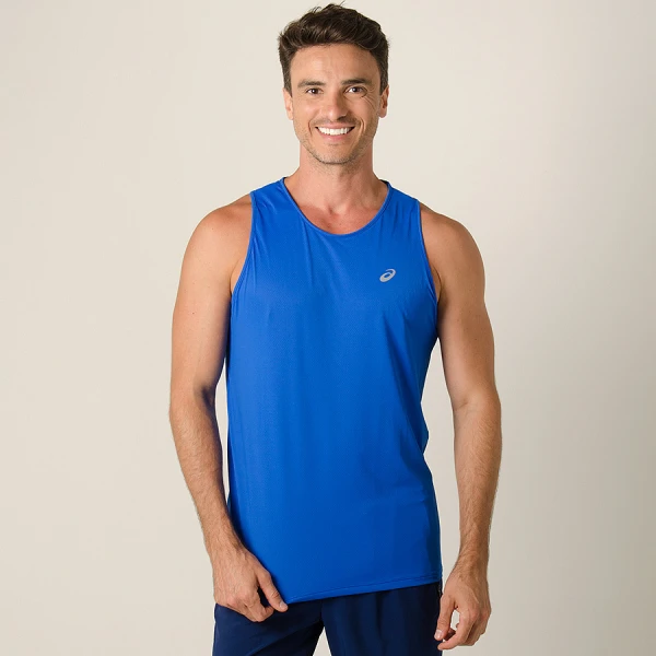 REGATA ASICS CORE RUNNING PA TANK MASCULINA - Azul