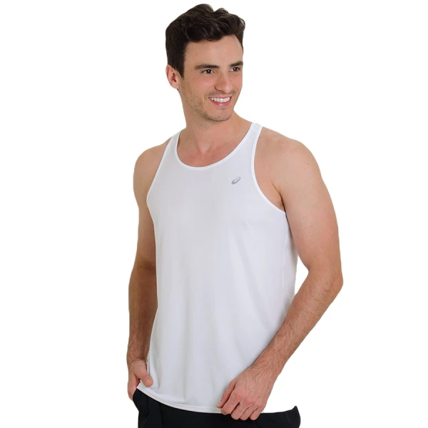 REGATA ASICS FAVORITE SINGLET MASCULINA - Branco