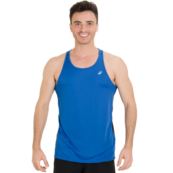 REGATA ASICS M PR RUN SINGLET MASCULINA - Azul