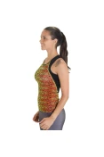 REGATA ASICS TRIATHLON NOOSA TRI TANK FEMININA - Preto/amarelo REGATA ASICS TRIATHLON NOOSA TRI TANK FEMININA - Preto/amarelo