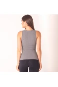REGATA COLCCI CANELADA FEMININA - Cinza