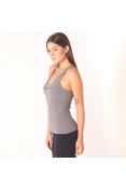 REGATA COLCCI CANELADA FEMININA - Cinza