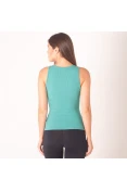 REGATA COLCCI CANELADA FEMININA - Verde REGATA COLCCI CANELADA FEMININA - Verde