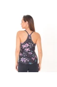 REGATA COLCCI ESTAMPA FLORAL FEMININA - Preto REGATA COLCCI ESTAMPA FLORAL FEMININA - Preto