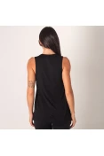 REGATA COLCCI ESTAMPADA FEMININA - Preto REGATA COLCCI ESTAMPADA FEMININA - Preto