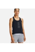 REGATA DE TREINO UNDER ARMOURTECH TWIST GRAPHIC TANK FEMININA - Preto