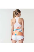 REGATA FILA SAND BT FEMININA - Branco/laranja REGATA FILA SAND BT FEMININA - Branco/laranja