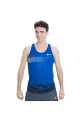 REGATA NIKE DISTANCE SINGLET - Azul/prata REGATA NIKE DISTANCE SINGLET - Azul/prata