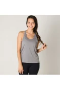 REGATA NIKE MILER RACER FEMININA - Cinza