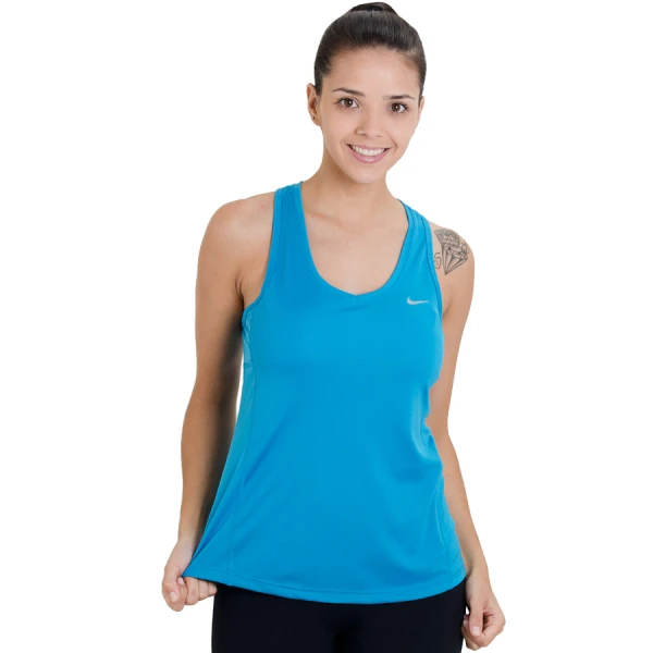 REGATA NIKE MILER TANK FEMININA - Azul