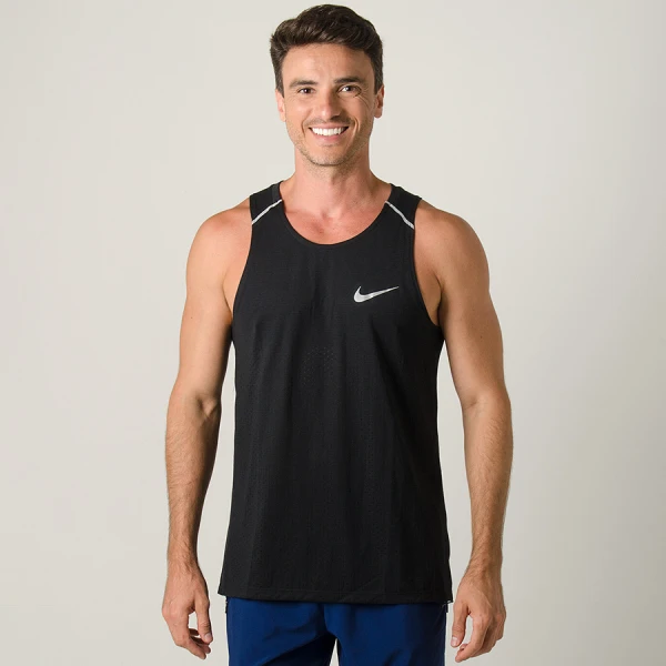 REGATA NIKE RISE 365 MASCULINA - Preto