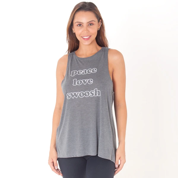 REGATA NIKE YOGA FEMININA - Grafite